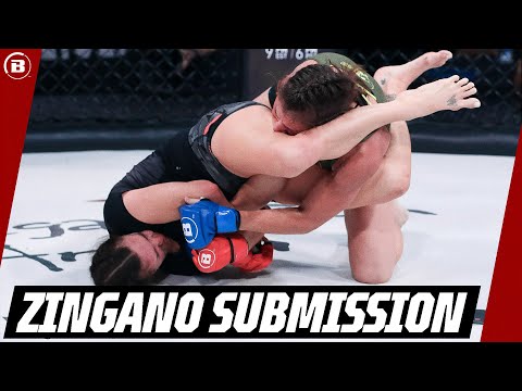 MASSIVE Takedown and Submission by Cat Zingano! | Bellator MMA