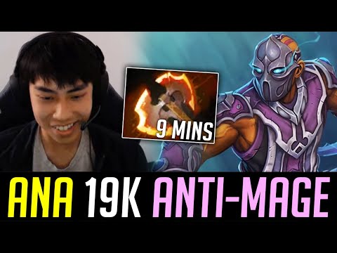 ANA 9 mins Battle Fury ANTI-MAGE Looks Like DOTA 2