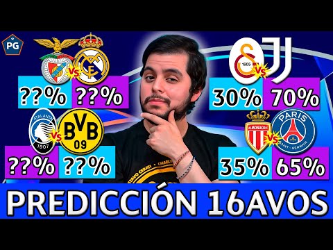 CHAMPIONS LEAGUE 2025/2026🔥ROUND OF 32👉PREDICTION, PERCENTAGES and ANALYSIS