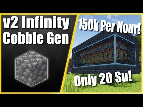 v2 Infinity Cobblestone Generator | Minecraft Create Mod Showcase