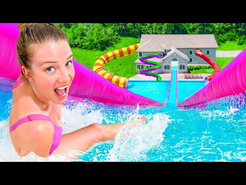 We Built a Water Park In Our House!