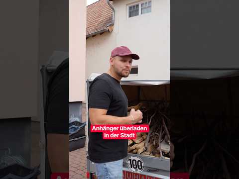 Anhänger überladen in der Stadt vs im Dorf 😂 | Nikolaj