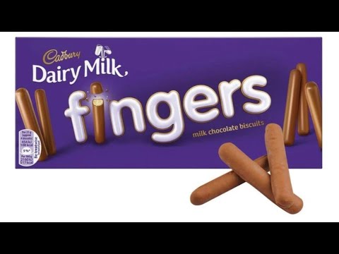 Cadbury Dairy Milk Fingers | Chocolate Biscuits | 114g Box | Opening & Presentation