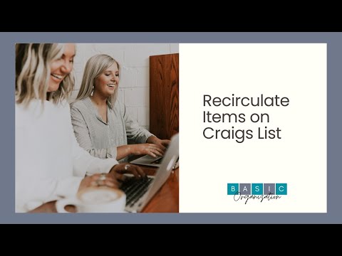 Recirculate Items With Craigslist Curb Alert