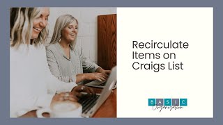 Recirculate Items with CraigsList Curb Alert