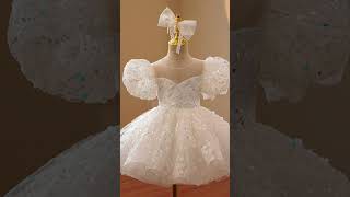 Children flower girl dresses, first communion dresses. #shorts