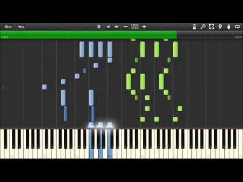 [HQ] Porco Rosso - The Bygone Days ( Joe Hisaishi ) - Jazz Piano tutorial ( Synthesia )