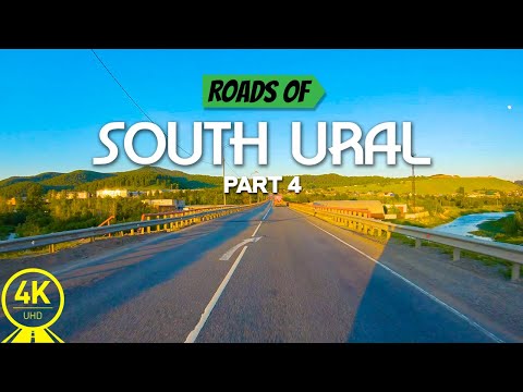 4K Scenic Drive Video for Indoor Cycling and Treadmill Training - Roads of South Ural - Part #4