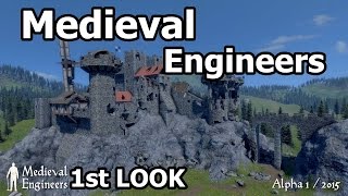 [Medieval Engineers] Destruction & Structural Integrity Medieval Engineers First Look Gameplay