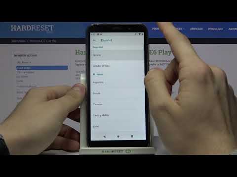 How to Change Language in MOTOROLA E6 Play