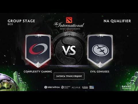 compLexity Gaming vs Evil Geniuses, The International NA QL, game 1 [Maelstorm, Alohadance]