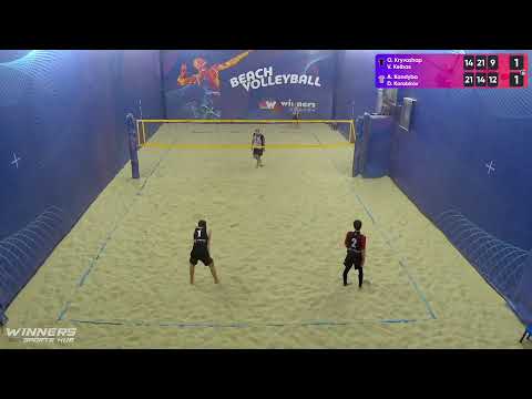 19:15 O. Kryvoshap / V. Kelbas - A. Kandyba / D. Korobkov 16.01.2023 | Winners Beach Volleyball