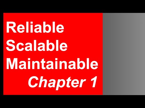 Chapter 1 - Reliable, Scalable and Maintainable - Designing Data Intensive applications book review