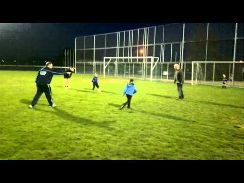 Niels en Mart; training Excelsior-Ophoven