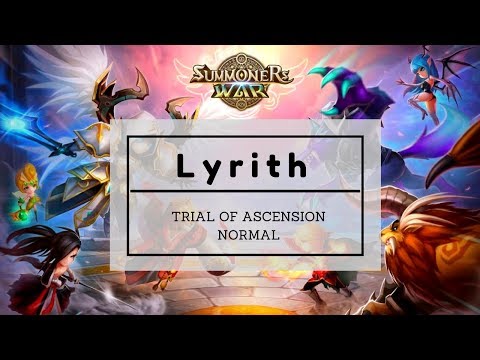 Summoners war - ToA normal 100 - Lyrith