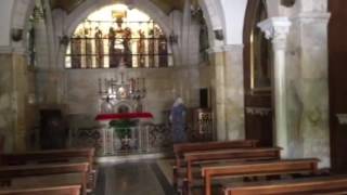 Via Dolorosa Path &quot;The Church Of Flagellation&quot; Jesus Was Flogged