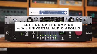 Video thumbnail for Setting Up the RMP-D8 with a Universal Audio Apollo by Rupert Neve