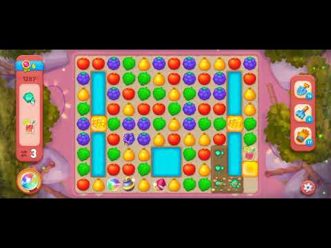 Gardenscapes Level 1287 [Hard Level] [No booster] #gardenscapesgame #powerseekers #tranding