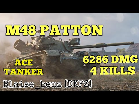 M48 PATTON - 6.2k dmg - Ace Tanker