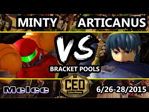 CEO 2015 - Articanus (Marth) Vs. IQHQ | Minty (Samus) SSBM Bracket Pools - Smash Melee