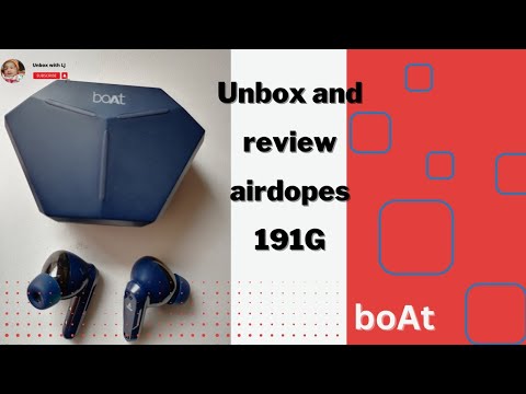 boAt Airdopes 191 G Unboxing and review #bluetoothheadset