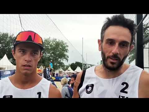 #Eurobeachvolley : 1a giornata Nicolai Cottafava vincono il derby