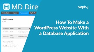 Download the video "Making a WordPress Website With a Database Application"