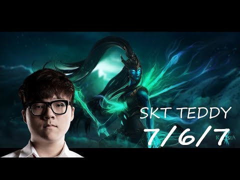 T1 Teddy Stream, Teddy Kalista KDA 7/6/7.