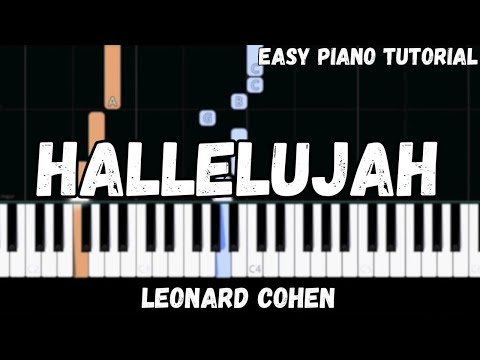 Leonard Cohen - Hallelujah (Easy Piano Tutorial)