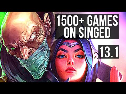 SINGED vs IRELIA (TOP) | Rank 1 Singed, 3.9M mastery, 1500+ games, 5/3/11 | EUW Challenger | 13.1