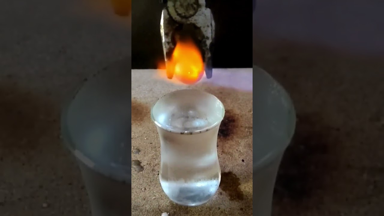 RED HOT VS WATER 💦💦 #share #experiment #asmr #shorts