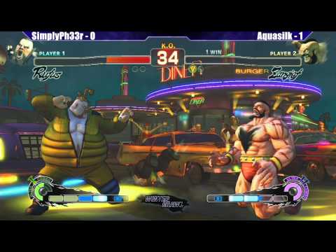 SSF4 AE 2012 SimplyPh33r vs Aquasilk - WB6 Road to Evo 2012