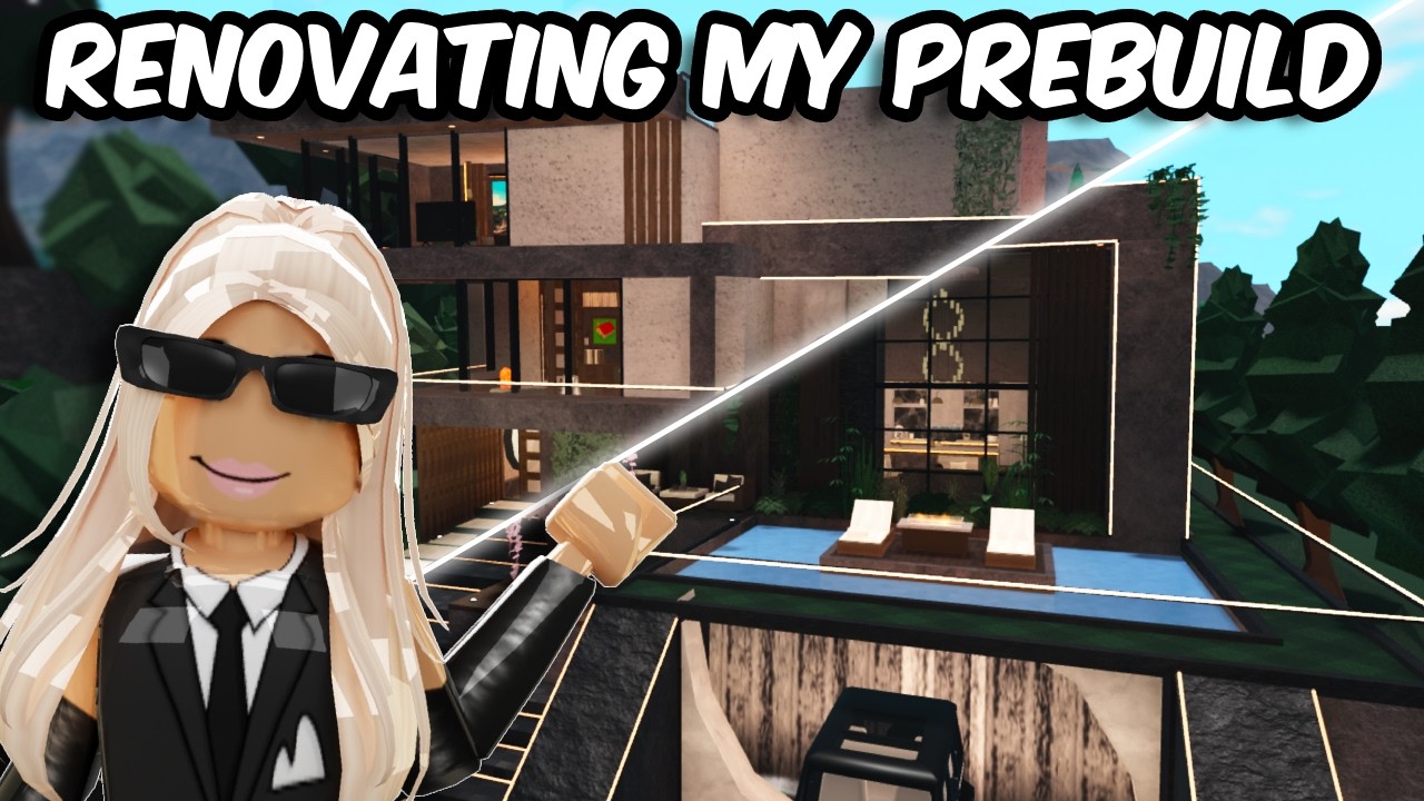 RENOVATING MY PREBUILT HOUSE in BLOXBURG