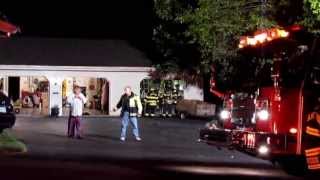 preview picture of video 'Blue Ridge, Royce Rd - Garage Fire - Onscene - 6/3/13'