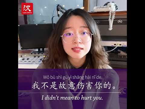 Learn Chinese in 1 min: How to say "on purpose" in Chinese?