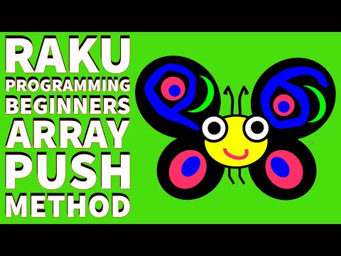 Raku Programming Tutorial Array Push Method 2024