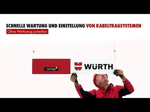 WÜRTH AT WORK – Drahtseilhalter