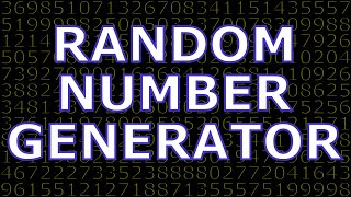 RANDOM NUMBER GENERATOR [60 NUMBERS]