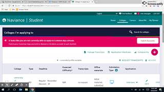 Requesting a Transcript in Naviance (After Adding Colleges)