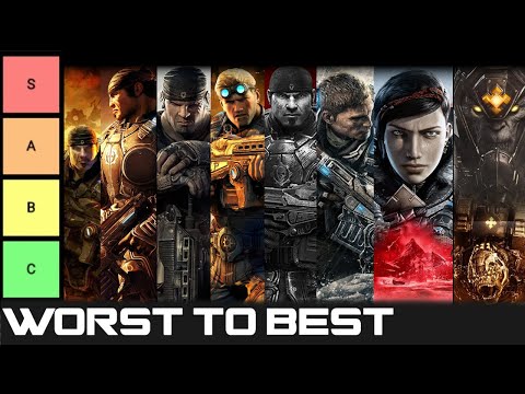 Worst to Best - Gears of War Games (Tier List)