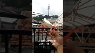 Download lagu Belajar Membuat Ornithopter pesawat tenaga karet #shorts mp3