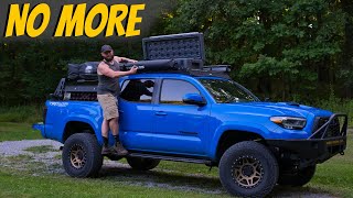 NO MORE Overland Roof Rack On My Tacoma