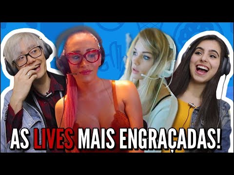 JOVENS REAGEM A AS LIVES MAIS ENGRAÇADAS DOS STREAMERS - UM GAMER ALEATORIO