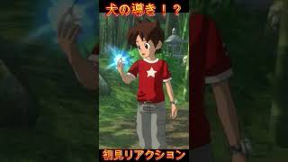 【妖怪ウォッチ４】鍵から光る犬！？ 初見リアクション【妖怪ウォッチ】#Shorts #ゲーム実況 #妖怪ウォッチ