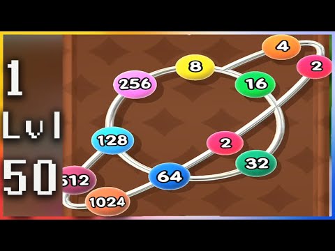 Merge balls 2048 - Gameplay Walkthrough - levels 1-50