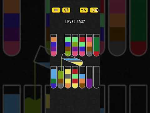water sort puzzle level 3437