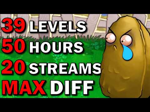 EVERY Mini-Game in the HARDEST PvZ Mod Ever... (The Movie)