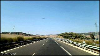 preview picture of video '310 - Spain. Autovía Jerez-Los Barrios A-381 - Alcalá de los Gazules - Exit 36 [HD]'