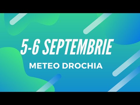 Stiri meteo: Vremea in Drochia 5 - 6 septembrie 2020