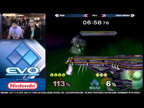 EVO 2015 SSBM Pools - Reno vs. Sugoi Zankoku